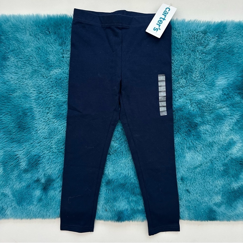 Carter’s Kid Girls Navy Leggings Size 5